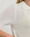 Giulia e Tu Polo Strickjacke Bouclé-Optik