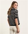 Giulia e Tu Polo Strickjacke gestreift