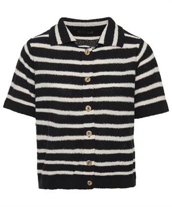 Giulia e Tu Polo Strickjacke gestreift