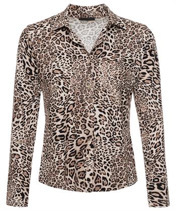 Giulia e Tu Polobluse mit Pantherdruck