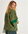 Giulia e Tu Poncho Strickjacke Ikat