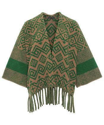 Giulia e Tu Poncho Strickjacke Ikat
