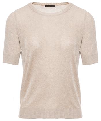 Giulia e Tu Pullover ajour glänzendes Garn