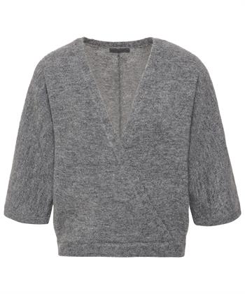 Giulia e Tu Pullover aus einer Wollmischung mit Überlappung