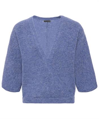 Giulia e Tu Pullover aus einer Wollmischung mit Überlappung