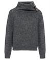 Giulia e Tu Pullover aus Wollmischung mit Rollkragen und Knöpfen