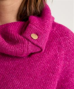 Giulia e Tu Pullover aus Wollmischung mit Rollkragen und Knöpfen