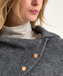 Giulia e Tu Pullover aus Wollmischung mit Rollkragen und Knöpfen
