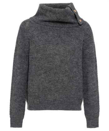 Giulia e Tu Pullover aus Wollmischung mit Rollkragen und Knöpfen
