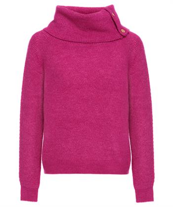 Giulia e Tu Pullover aus Wollmischung mit Rollkragen und Knöpfen