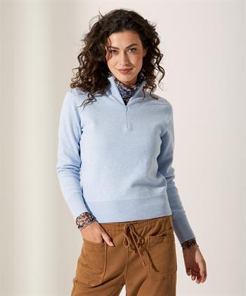Giulia e Tu Pullover mit blindem Reißverschluss