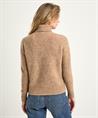 Giulia e Tu Rollkragenpullover aus Wollmischung mit V-Muster