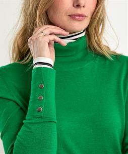 Giulia e Tu Rollkragenpullover mit Knopfleiste