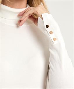 Giulia e Tu Rollkragenpullover mit Knopfleiste