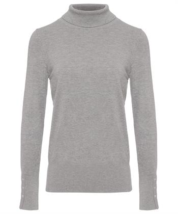 Giulia e Tu Rollkragenpullover mit Knopfleiste