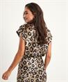 Giulia e Tu Seidenbluse mit Pantherprint