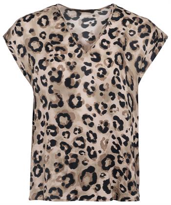 Giulia e Tu Seidenbluse mit Pantherprint