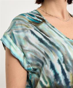 Giulia e Tu Seidenbluse Print
