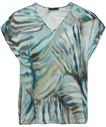 Giulia e Tu Seidenbluse Print
