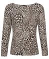 Giulia e Tu Shirt mit Allover-Pantherdruck
