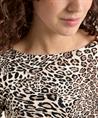Giulia e Tu Shirt mit Allover-Pantherdruck