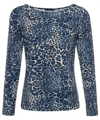 Giulia e Tu Shirt mit Allover-Pantherdruck