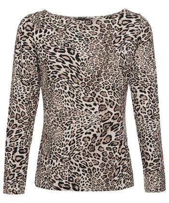 Giulia e Tu Shirt mit Allover-Pantherdruck