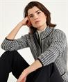 Giulia e Tu Strickjacke mit durchgehendem Reißverschluss