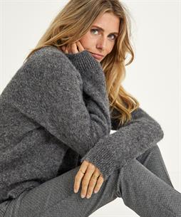 Giulia e Tu swagger Strickjacke kurz Alpaka Mischung
