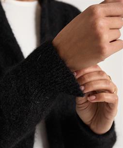 Giulia e Tu swagger Strickjacke kurz Alpaka Mischung