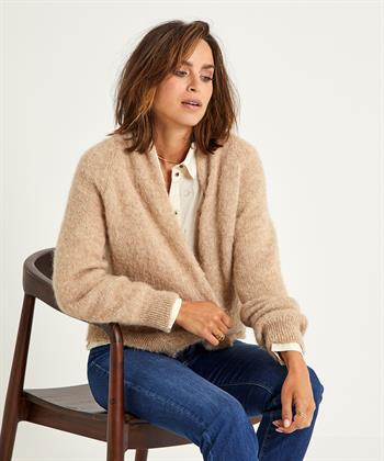 Giulia e Tu swagger Strickjacke kurz Alpaka Mischung