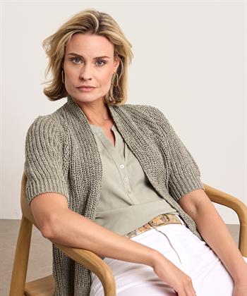 Giulia e Tu swagger Strickjacke kurzarm