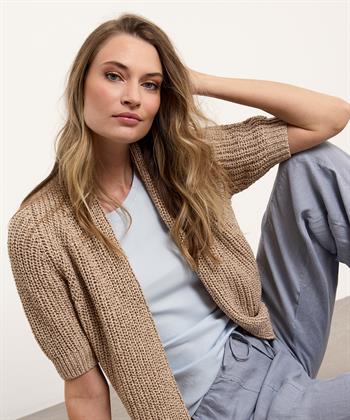 Giulia e Tu swagger Strickjacke kurzarm