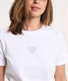 Giulia e Tu T-Shirt Strass Herz