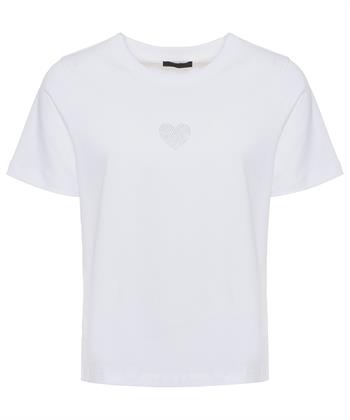 Giulia e Tu T-Shirt Strass Herz