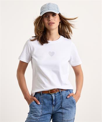 Giulia e Tu T-Shirt Strass Herz