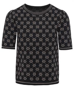 Giulia e Tu truitje lurex print