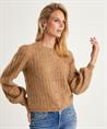 Giulia e Tu Wollmischung Strickjacke gerippt