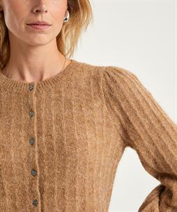 Giulia e Tu Wollmischung Strickjacke gerippt