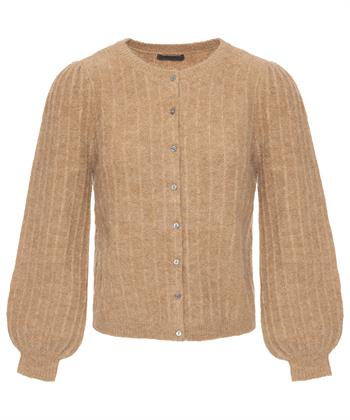 Giulia e Tu Wollmischung Strickjacke gerippt