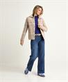 Giulia e Tu Wollmischung Strickjacke Karo