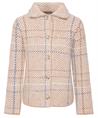 Giulia e Tu Wollmischung Strickjacke Karo