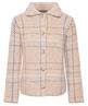Giulia e Tu Wollmischung Strickjacke Karo