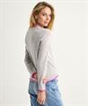Giulia e Tu Wollpullover mit Kontrastpaspel