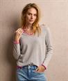 Giulia e Tu Wollpullover mit Kontrastpaspel