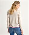 Giulia e Tu Wollpullover mit Kontrastpaspel