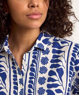 Hartford-Bluse aus Leinenmischung Corazon