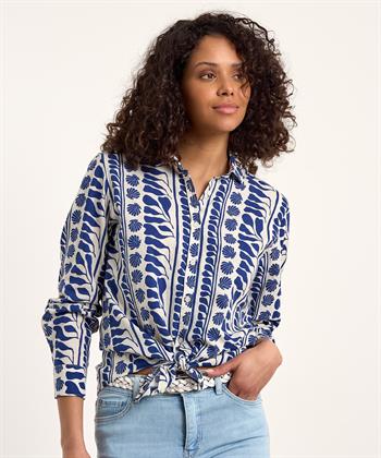 Hartford-Bluse aus Leinenmischung Corazon