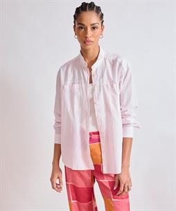 Hartford Bluse gestreift Cloud