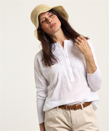 Hartford Bluse Shirt Stickerei